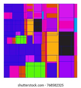 Trendy geometric elements memphis colorful and glowing design. Retro 90’s style texture, pattern and elements. Modern abstract background design and cover template.