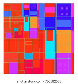 Trendy geometric elements memphis colorful and glowing design. Retro 90’s style texture, pattern and elements. Modern abstract background design and cover template.