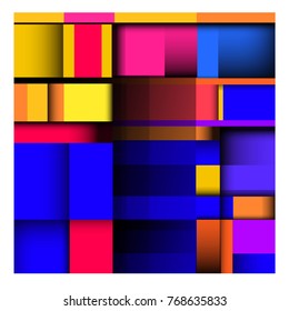 Trendy geometric elements memphis colorful and glowing design. Retro 90’s style texture, pattern and elements. Modern abstract background design and cover template.