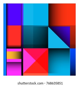 Trendy geometric elements memphis colorful and glowing design. Retro 90’s style texture, pattern and elements. Modern abstract background design and cover template.