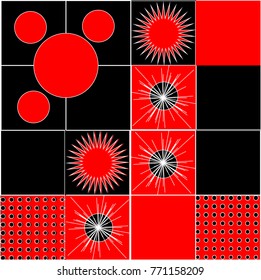 Trendy geometric elements memphis colorful and glowing design. Retro 90’s style texture, pattern and elements. Modern abstract background design and cover template