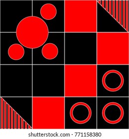 Trendy geometric elements memphis colorful and glowing design. Retro 90’s style texture, pattern and elements. Modern abstract background design and cover template