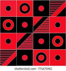 Trendy geometric elements memphis colorful and glowing design. Retro 90’s style texture, pattern and elements. Modern abstract background design and cover template
