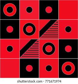 Trendy geometric elements memphis colorful and glowing design. Retro 90’s style texture, pattern and elements. Modern abstract background design and cover template