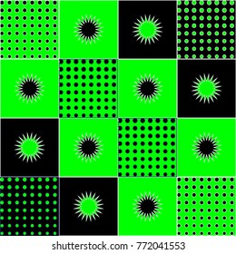 Trendy geometric elements memphis colorful and glowing design. Retro 90’s style texture, pattern and elements. Modern abstract background design and cover template