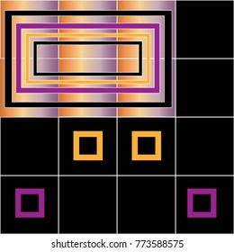 Trendy geometric elements memphis colorful and glowing design. Retro 90’s style texture, pattern and elements. Modern abstract background design and cover template