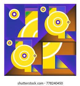 Trendy geometric elements memphis colorful and glowing design. Retro 90’s style texture, pattern and elements. Modern abstract background design and cover template.