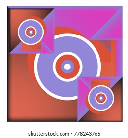 Trendy geometric elements memphis colorful and glowing design. Retro 90’s style texture, pattern and elements. Modern abstract background design and cover template.