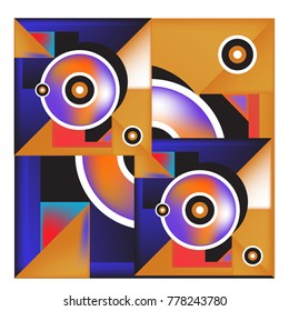 Trendy geometric elements memphis colorful and glowing design. Retro 90’s style texture, pattern and elements. Modern abstract background design and cover template.