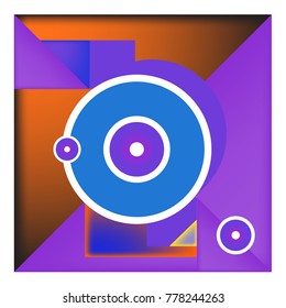 Trendy geometric elements memphis colorful and glowing design. Retro 90’s style texture, pattern and elements. Modern abstract background design and cover template.