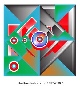 Trendy geometric elements memphis colorful and glowing design. Retro 90’s style texture, pattern and elements. Modern abstract background design and cover template.