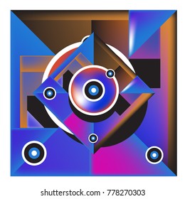 Trendy geometric elements memphis colorful and glowing design. Retro 90’s style texture, pattern and elements. Modern abstract background design and cover template.