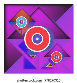 Trendy geometric elements memphis colorful and glowing design. Retro 90’s style texture, pattern and elements. Modern abstract background design and cover template.