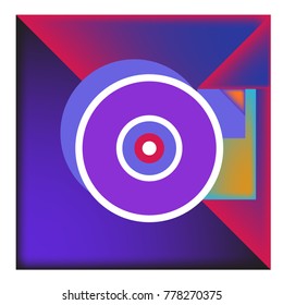 Trendy geometric elements memphis colorful and glowing design. Retro 90’s style texture, pattern and elements. Modern abstract background design and cover template.
