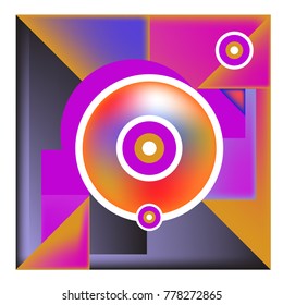 Trendy geometric elements memphis colorful and glowing design. Retro 90’s style texture, pattern and elements. Modern abstract background design and cover template.