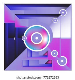 Trendy geometric elements memphis colorful and glowing design. Retro 90’s style texture, pattern and elements. Modern abstract background design and cover template.