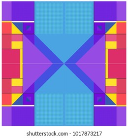 Trendy geometric elements memphis greeting cards design. Retro style texture, pattern and elements. Modern abstract design poster and cover template