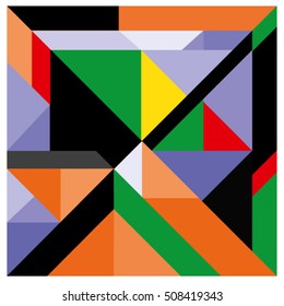 Trendy geometric elements memphis greeting cards design. Retro style texture, pattern and elements. Modern abstract design poster and cover template