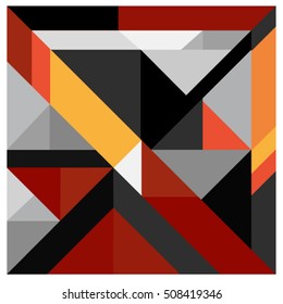 Trendy geometric elements memphis greeting cards design. Retro style texture, pattern and elements. Modern abstract design poster and cover template