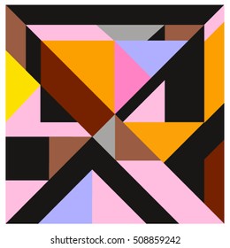 Trendy geometric elements memphis greeting cards design. Retro style texture, pattern and elements. Modern abstract design poster and cover template


