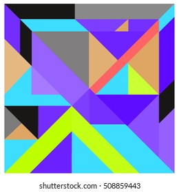 Trendy geometric elements memphis greeting cards design. Retro style texture, pattern and elements. Modern abstract design poster and cover template

