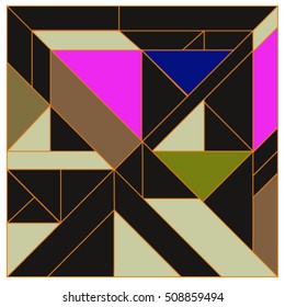 Trendy geometric elements memphis greeting cards design. Retro style texture, pattern and elements. Modern abstract design poster and cover template

