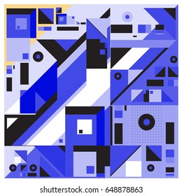 Trendy geometric elements memphis greeting cards design. Retro style texture, pattern and elements. Modern abstract design poster and cover template