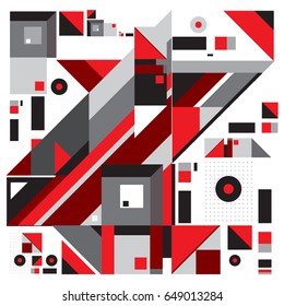 Trendy geometric elements memphis greeting cards design. Retro style texture, pattern and elements. Modern abstract design poster and cover template