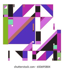 Trendy geometric elements memphis greeting cards design. Retro style texture, pattern and elements. Modern abstract design poster and cover template