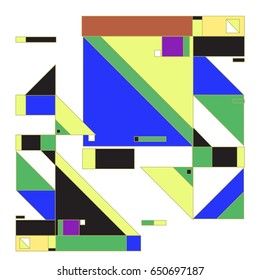 Trendy geometric elements memphis greeting cards design. Retro style texture, pattern and elements. Modern abstract design poster and cover template