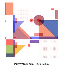 Trendy geometric elements memphis greeting cards design. Retro style texture, pattern and elements. Modern abstract design poster and cover template