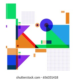 Trendy geometric elements memphis greeting cards design. Retro style texture, pattern and elements. Modern abstract design poster and cover template