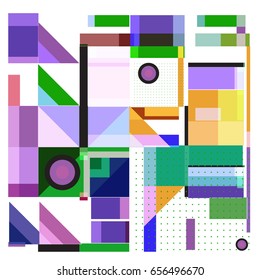 Trendy geometric elements memphis greeting cards design. Retro style texture, pattern and elements. Modern abstract design poster and cover template