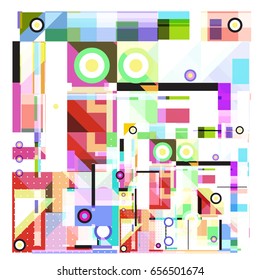 Trendy geometric elements memphis greeting cards design. Retro style texture, pattern and elements. Modern abstract design poster and cover template