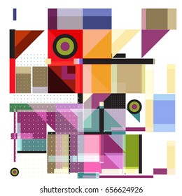 Trendy geometric elements memphis greeting cards design. Retro style texture, pattern and elements. Modern abstract design poster and cover template
