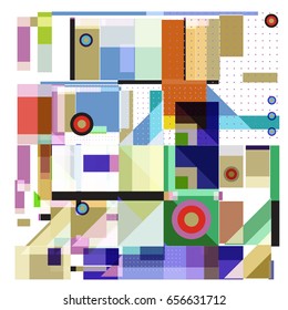 Trendy geometric elements memphis greeting cards design. Retro style texture, pattern and elements. Modern abstract design poster and cover template