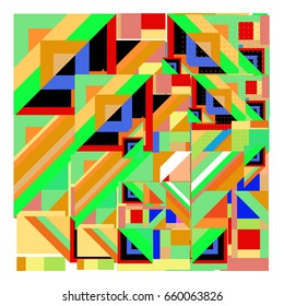 Trendy geometric elements memphis greeting cards design. Retro style texture, pattern and elements. Modern abstract design poster and cover template