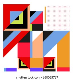 Trendy geometric elements memphis greeting cards design. Retro style texture, pattern and elements. Modern abstract design poster and cover template