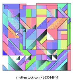 Trendy geometric elements memphis greeting cards design. Retro style texture, pattern and elements. Modern abstract design poster and cover template