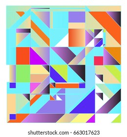 Trendy geometric elements memphis greeting cards design. Retro style texture, pattern and elements. Modern abstract design poster and cover template