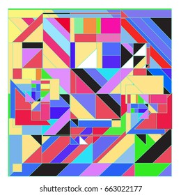 Trendy geometric elements memphis greeting cards design. Retro style texture, pattern and elements. Modern abstract design poster and cover template