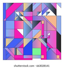 Trendy geometric elements memphis greeting cards design. Retro style texture, pattern and elements. Modern abstract design poster and cover template
