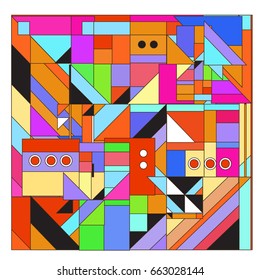 Trendy geometric elements memphis greeting cards design. Retro style texture, pattern and elements. Modern abstract design poster and cover template