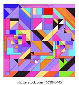 Trendy geometric elements memphis greeting cards design. Retro style texture, pattern and elements. Modern abstract design poster and cover template