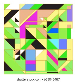 Trendy geometric elements memphis greeting cards design. Retro style texture, pattern and elements. Modern abstract design poster and cover template