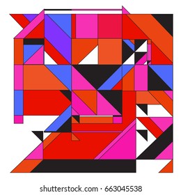 Trendy geometric elements memphis greeting cards design. Retro style texture, pattern and elements. Modern abstract design poster and cover template