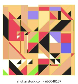 Trendy geometric elements memphis greeting cards design. Retro style texture, pattern and elements. Modern abstract design poster and cover template
