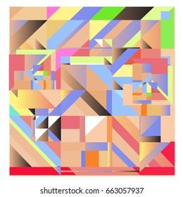 Trendy geometric elements memphis greeting cards design. Retro style texture, pattern and elements. Modern abstract design poster and cover template