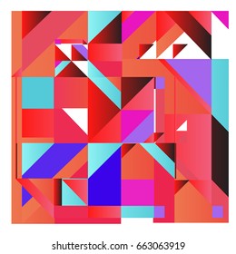 Trendy geometric elements memphis greeting cards design. Retro style texture, pattern and elements. Modern abstract design poster and cover template