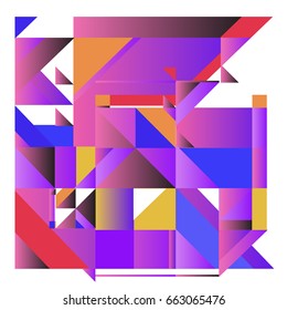 Trendy geometric elements memphis greeting cards design. Retro style texture, pattern and elements. Modern abstract design poster and cover template